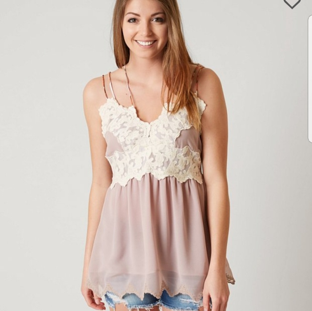 Gimmicks Tie Tank Top